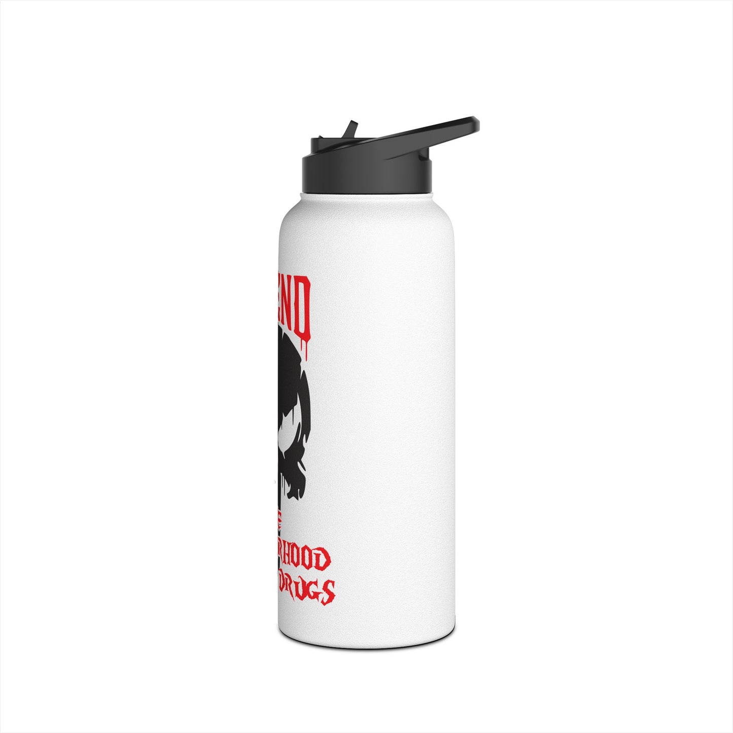 Defend the Neighborhood Against Drugs. Stainless Steel Water Bottle