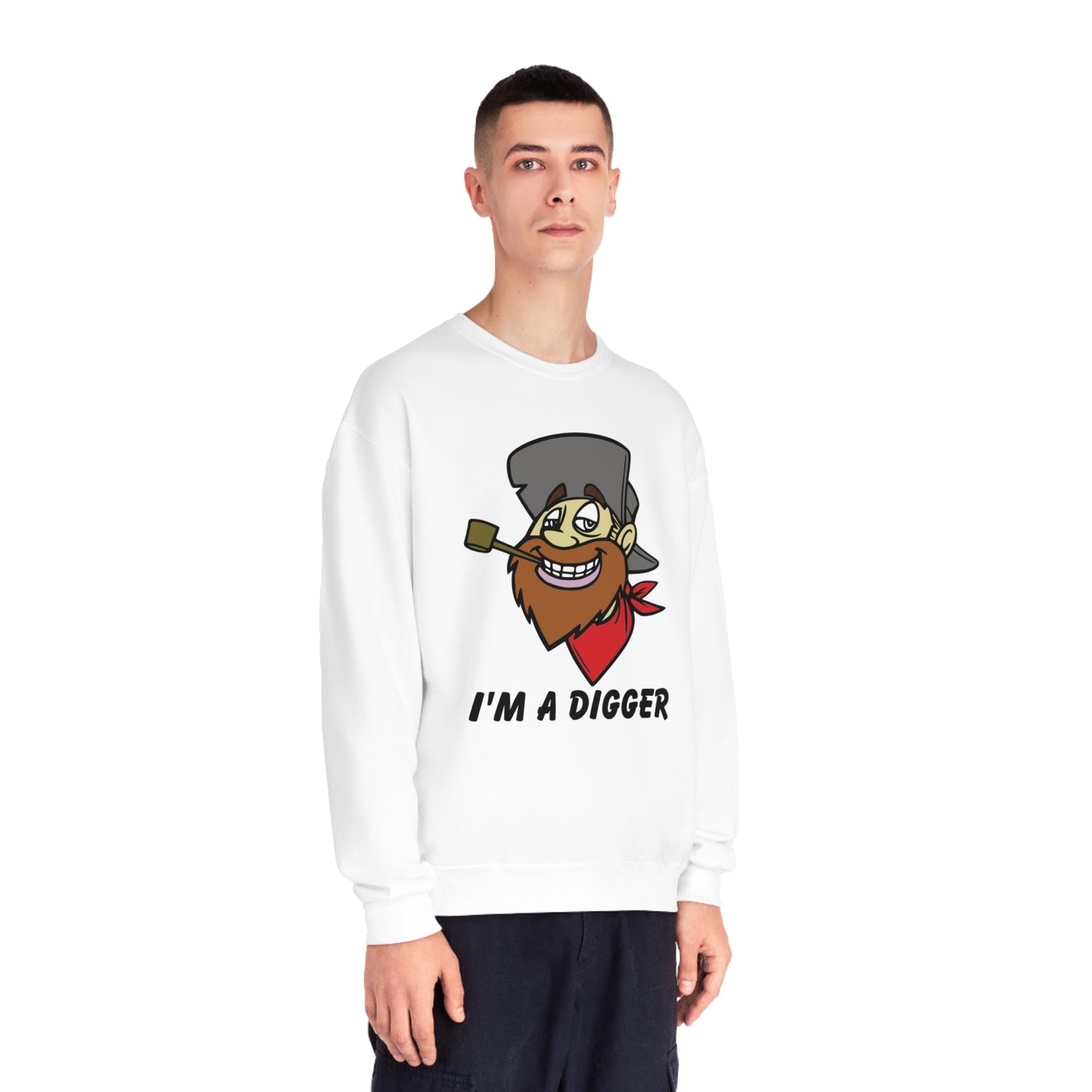 I'M a Digger, Unisex NuBlend® Crewneck Sweatshirt