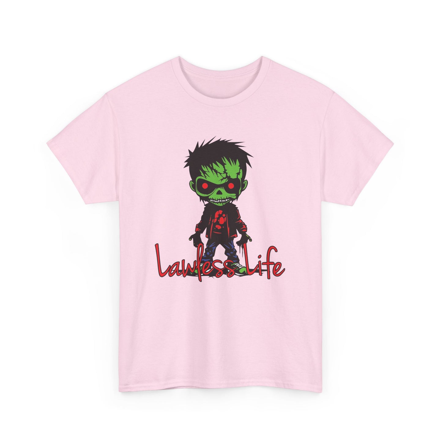 Lawless Life Zombie. Heavy Cotton T-Shirt