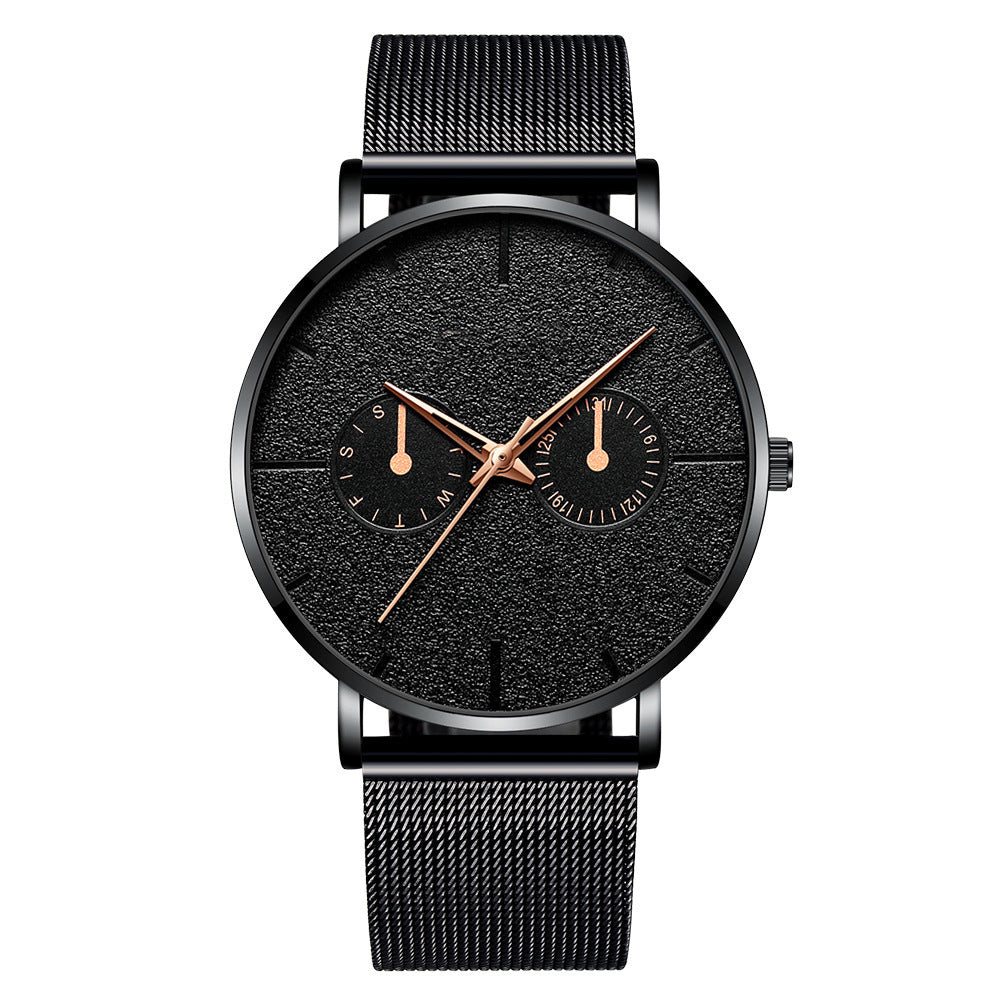 Sleek Men's Mesh Band Watch