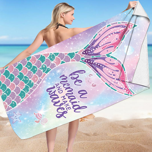 Mermaid Microfiber Towel