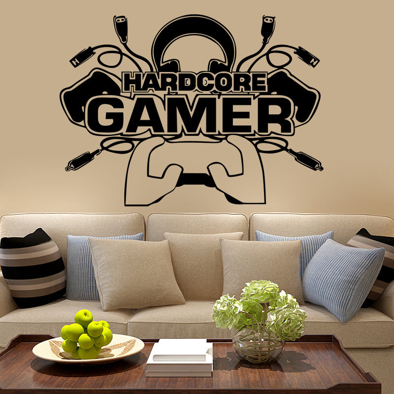 Hardcore Gamer Wall Decal