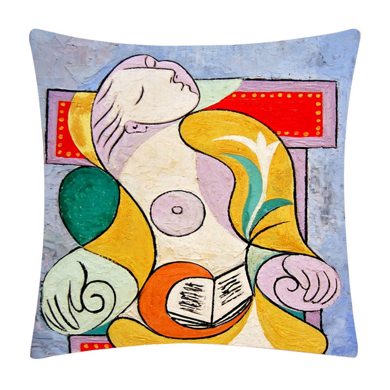 Artistic pillowcase