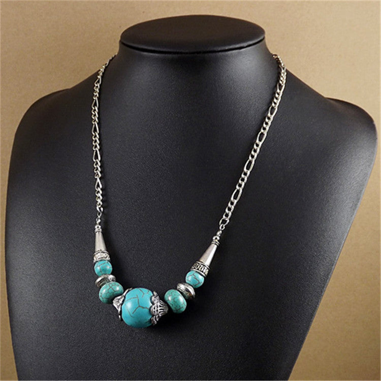 Bohemian Turquoise Necklace