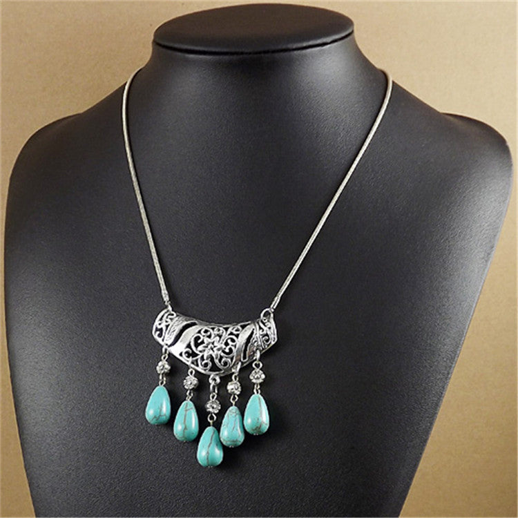 Bohemian Turquoise Necklace