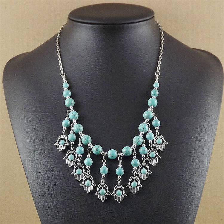 Bohemian Turquoise Necklace