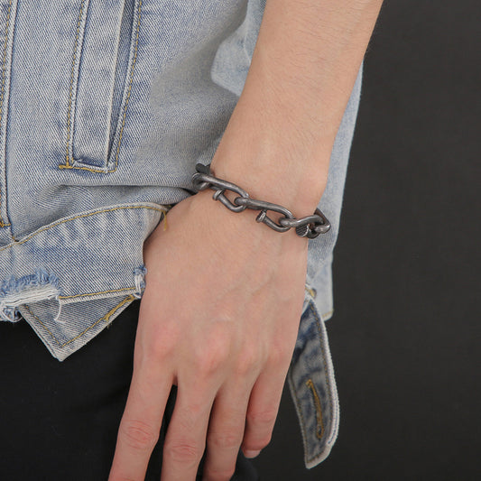 Nails Titanium Steel Bracelet