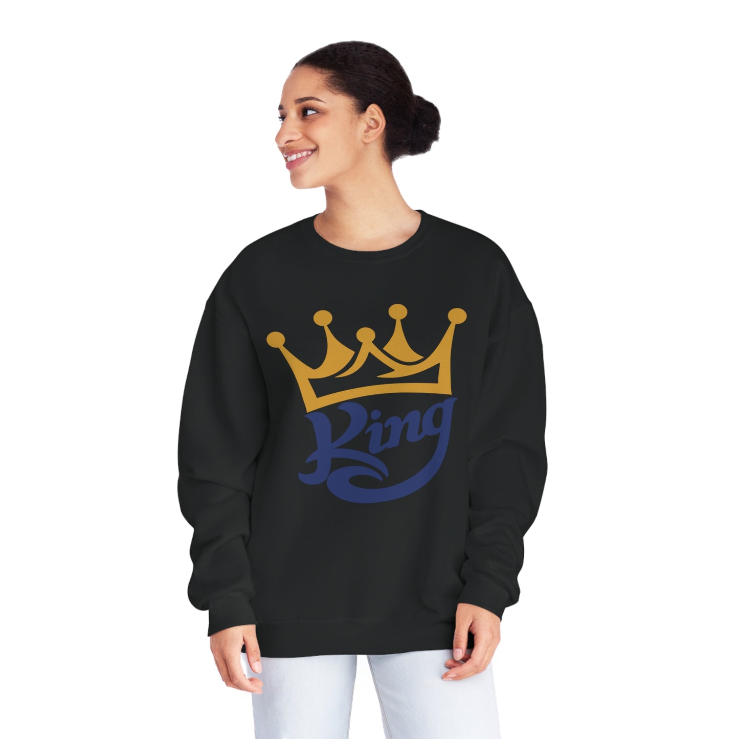 King, Unisex NuBlend® Crewneck Sweatshirt