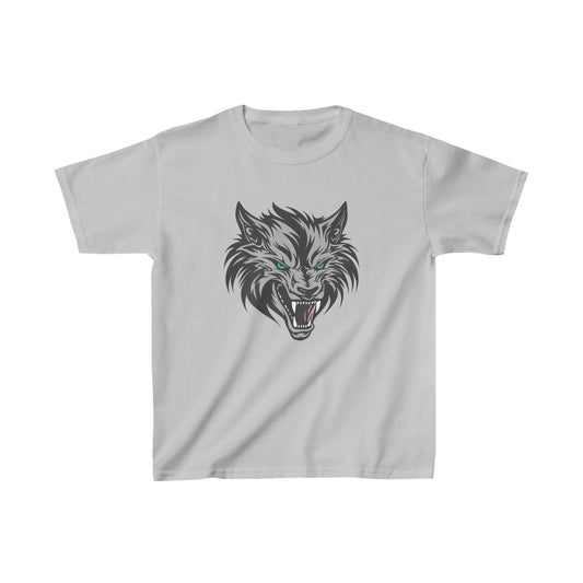 Wicked Wolf. Kids Heavy Cotton™ T-Shirt