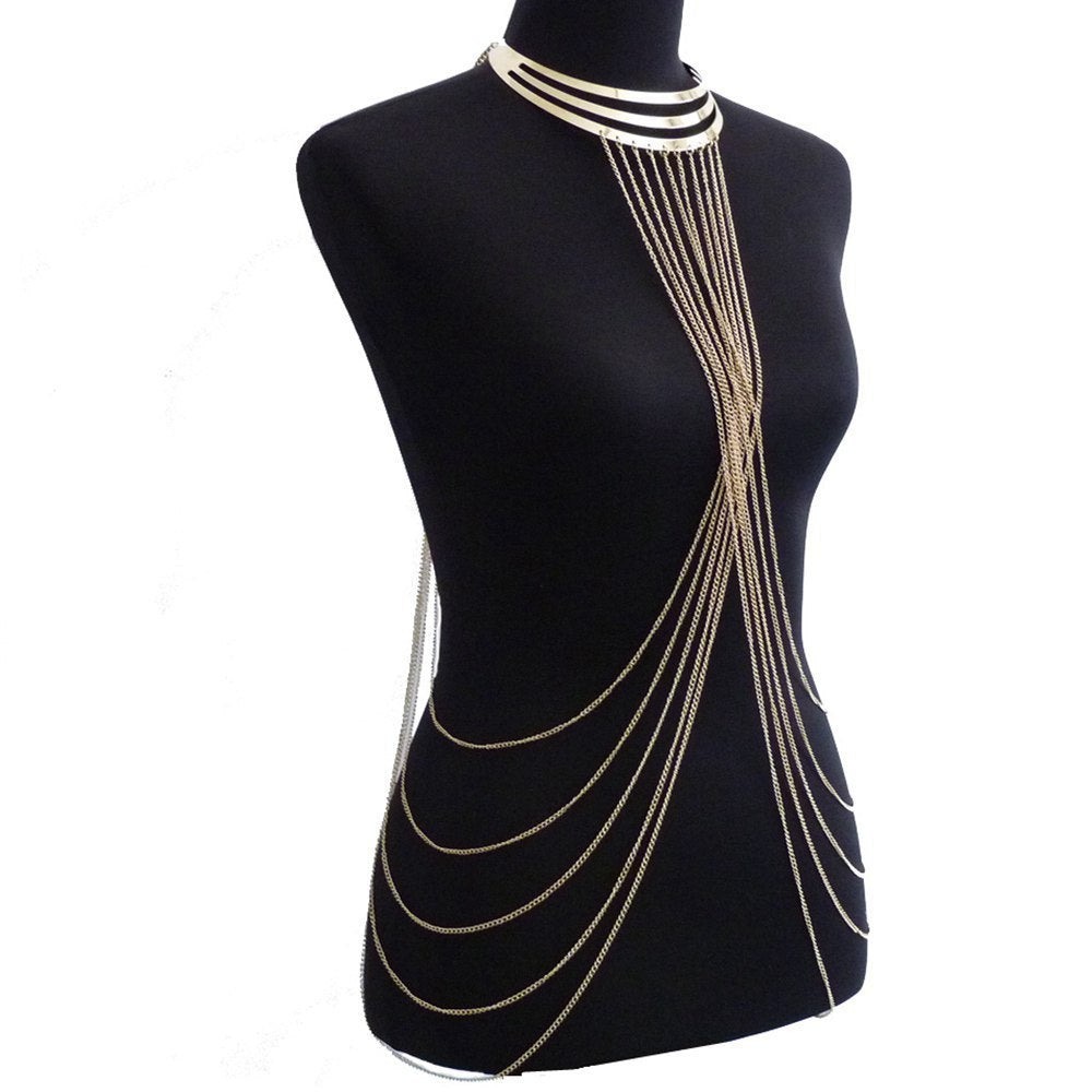 Tassel body chain Necklace