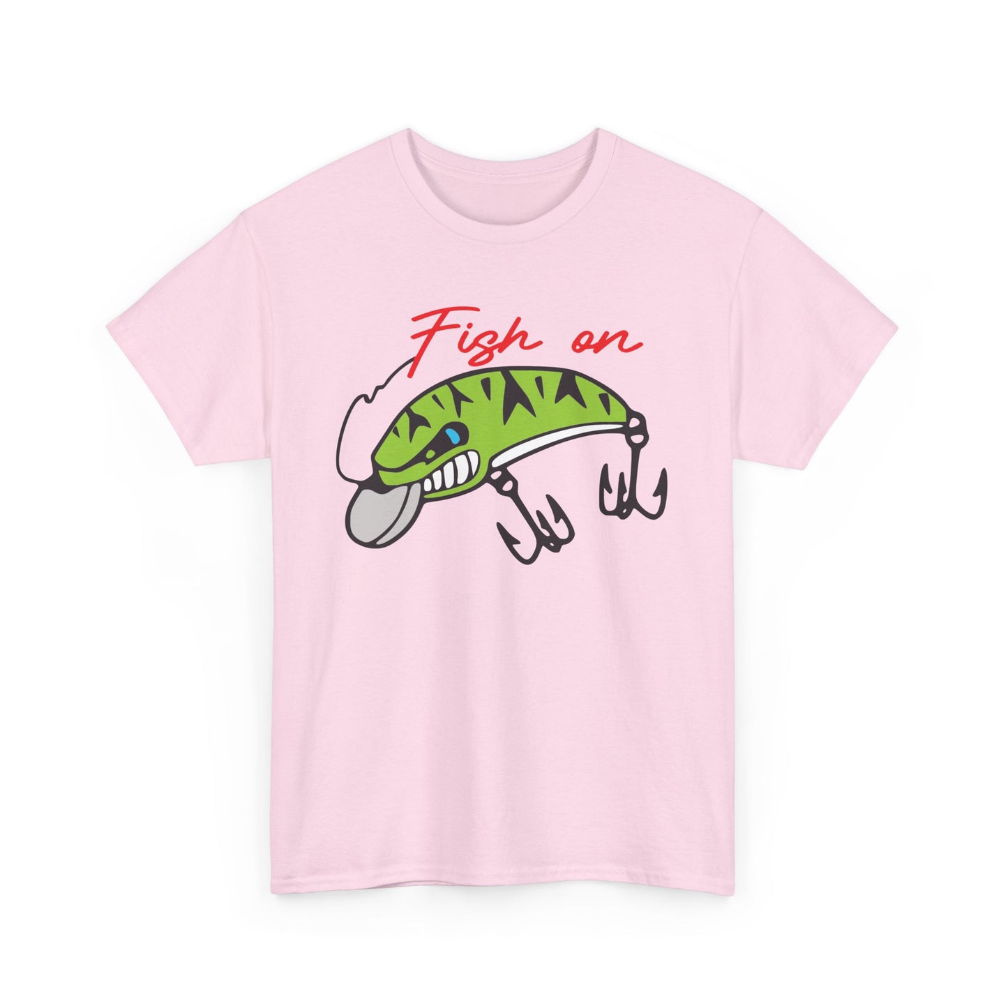 Fish on Lure Heavy Cotton T-Shirt