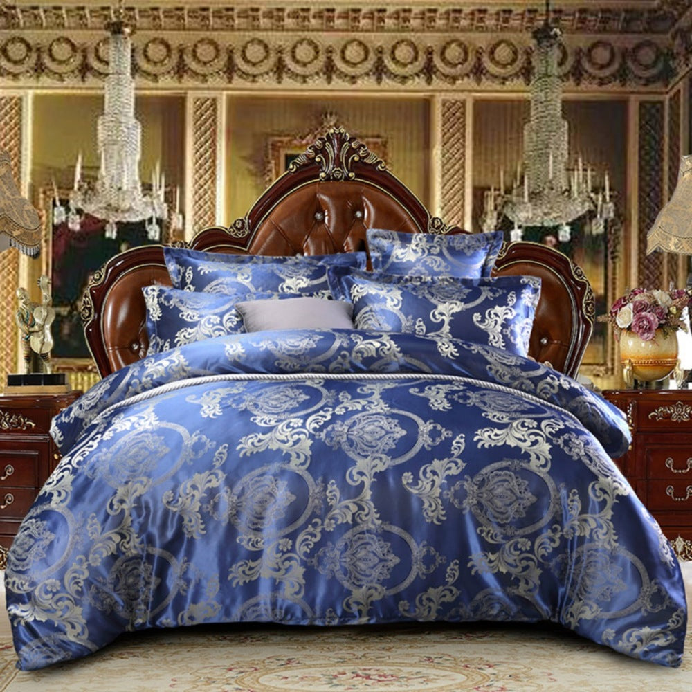 Jacquard duvet cover set