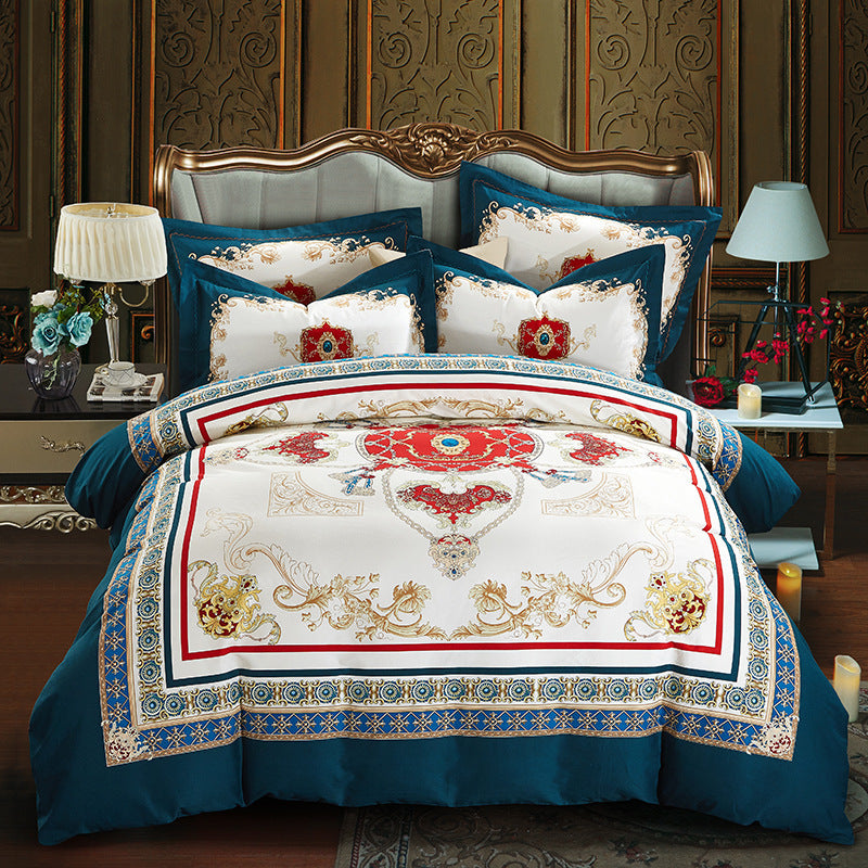 Four-piece cotton bed set