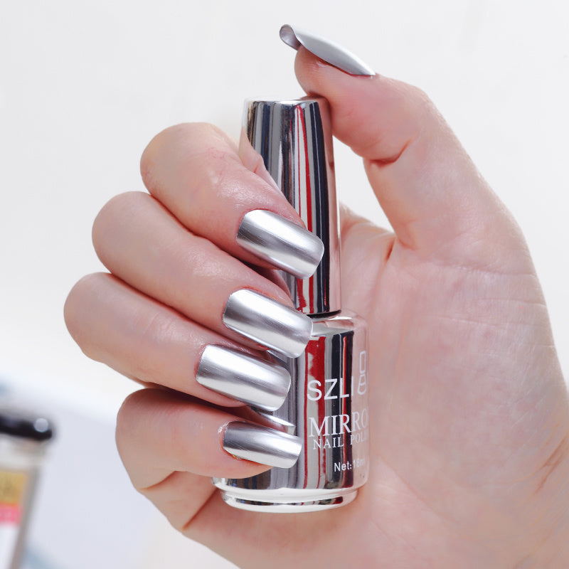 Mirror nail polish metal colors