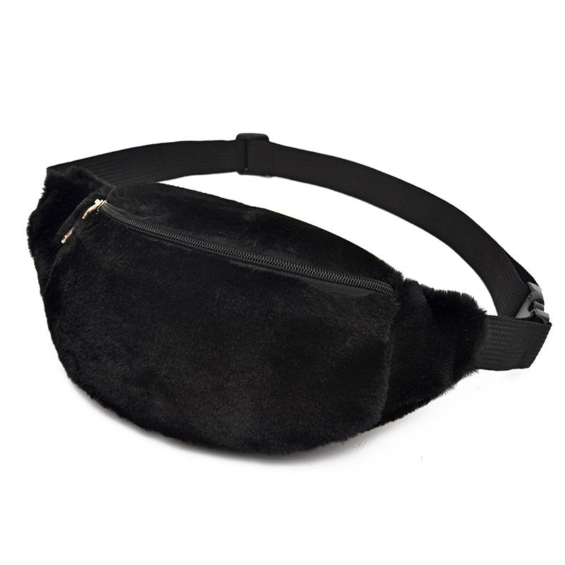 Artificial Fur Waist Bag