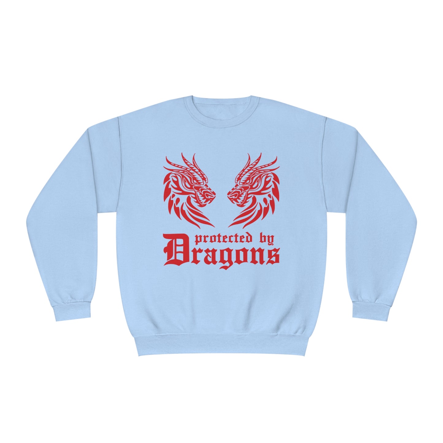 Protected by Dragons, Unisex NuBlend® Crewneck Sweatshirt