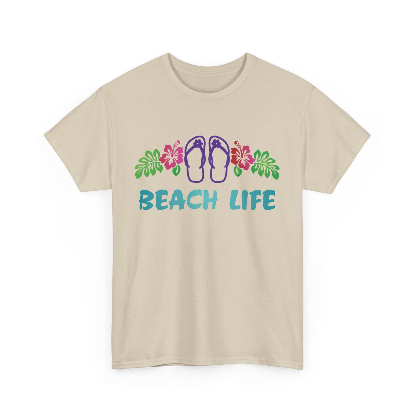 Beach Life, Heavy Cotton T-Shirt