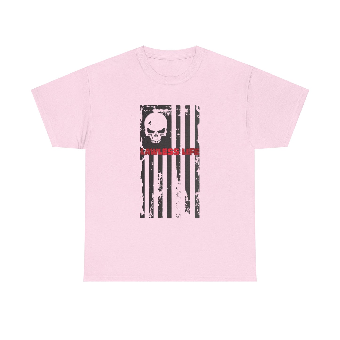 Lawless Life Flag. Heavy Cotton T-Shirt