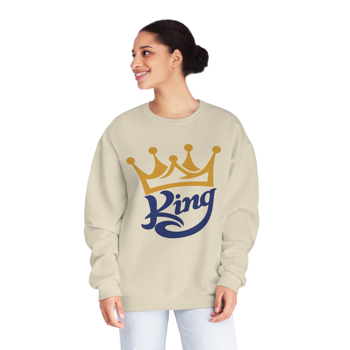 King, Unisex NuBlend® Crewneck Sweatshirt