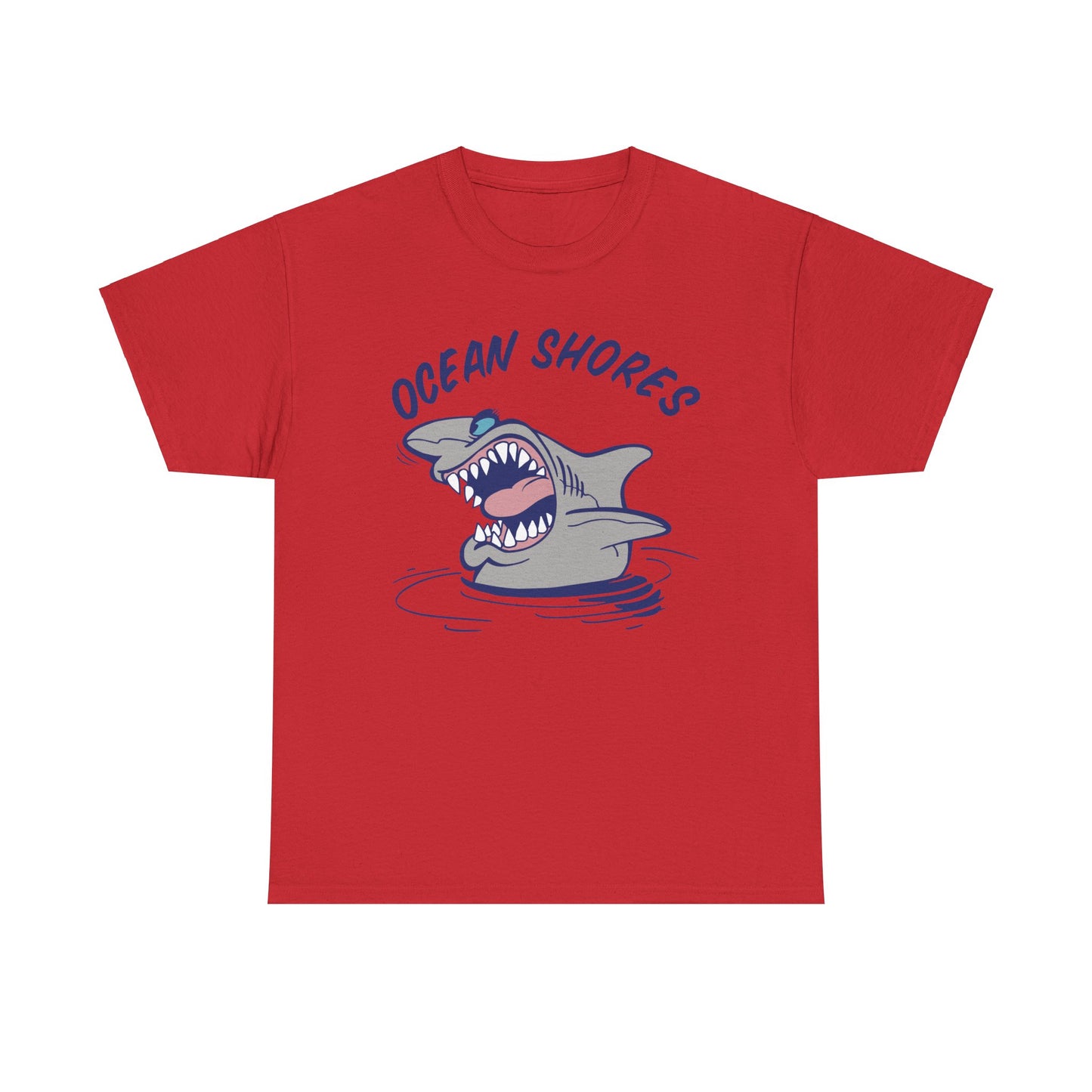 Ocean Shores Shark, Heavy Cotton T-Shirt