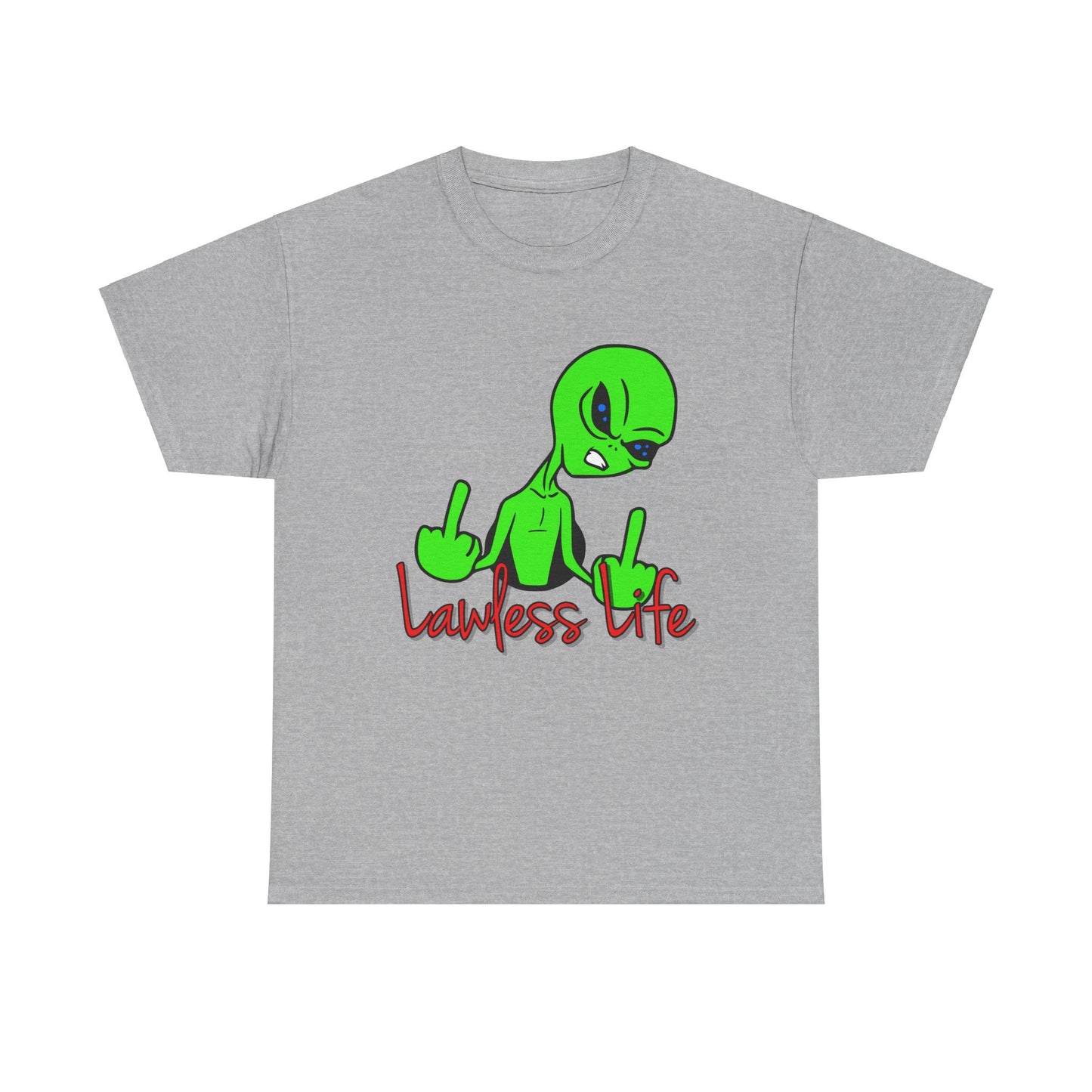 Lawless Life Alien. Heavy Cotton T-Shirt