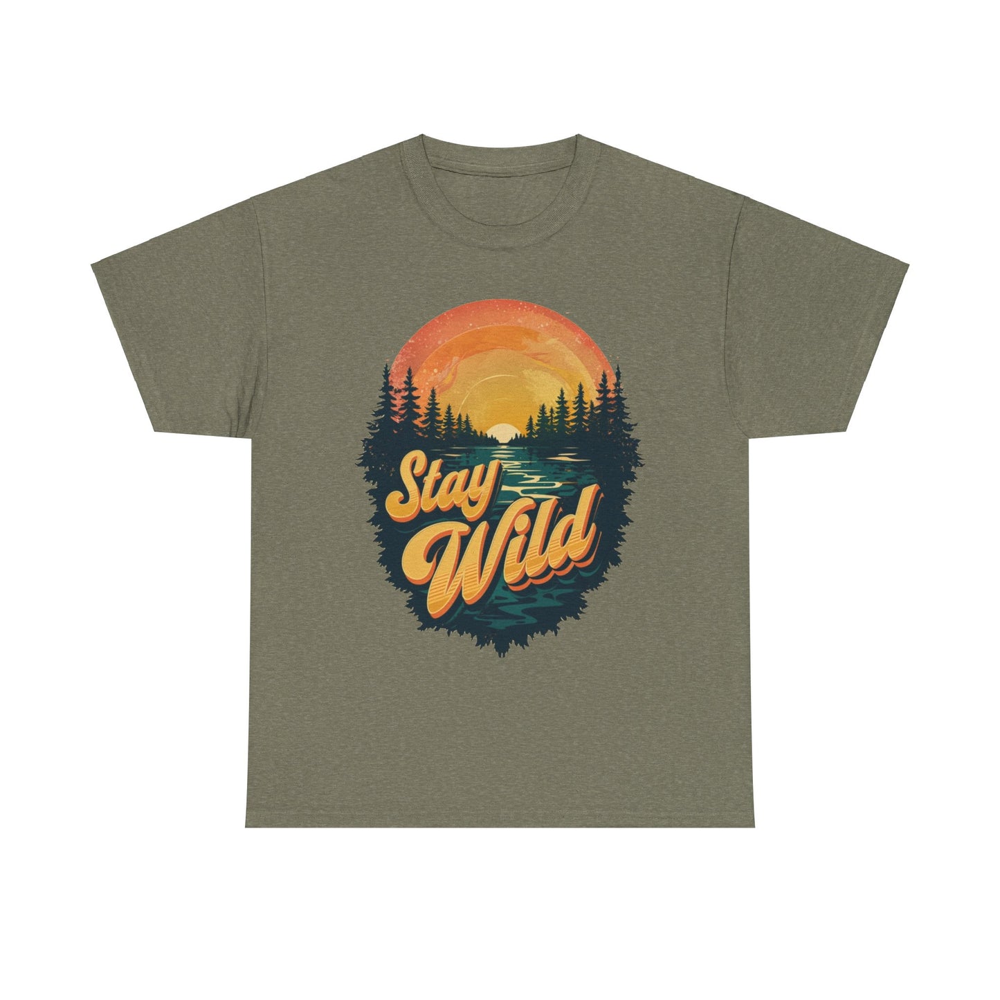 Stay Wild. Heavy Cotton T-Shirt