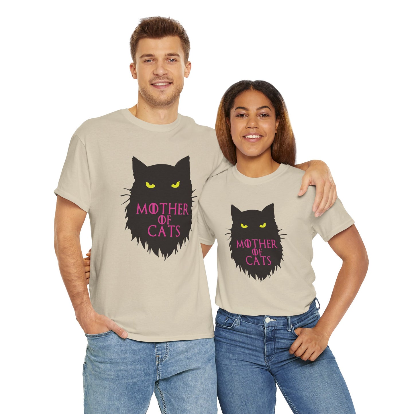 Mother of Cats. Heavy Cotton T-Shirt