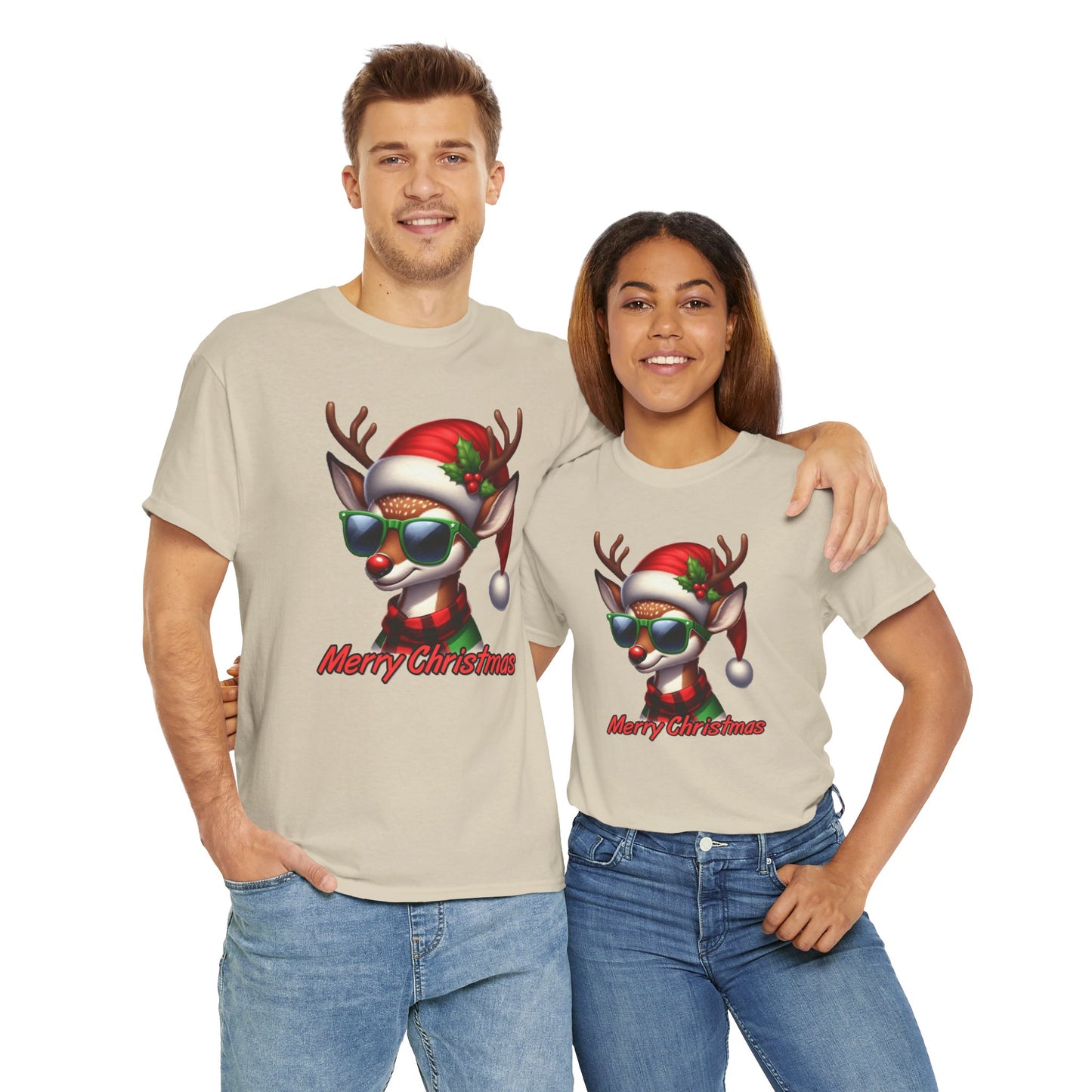 Merry Christmas, Heavy Cotton T-Shirt