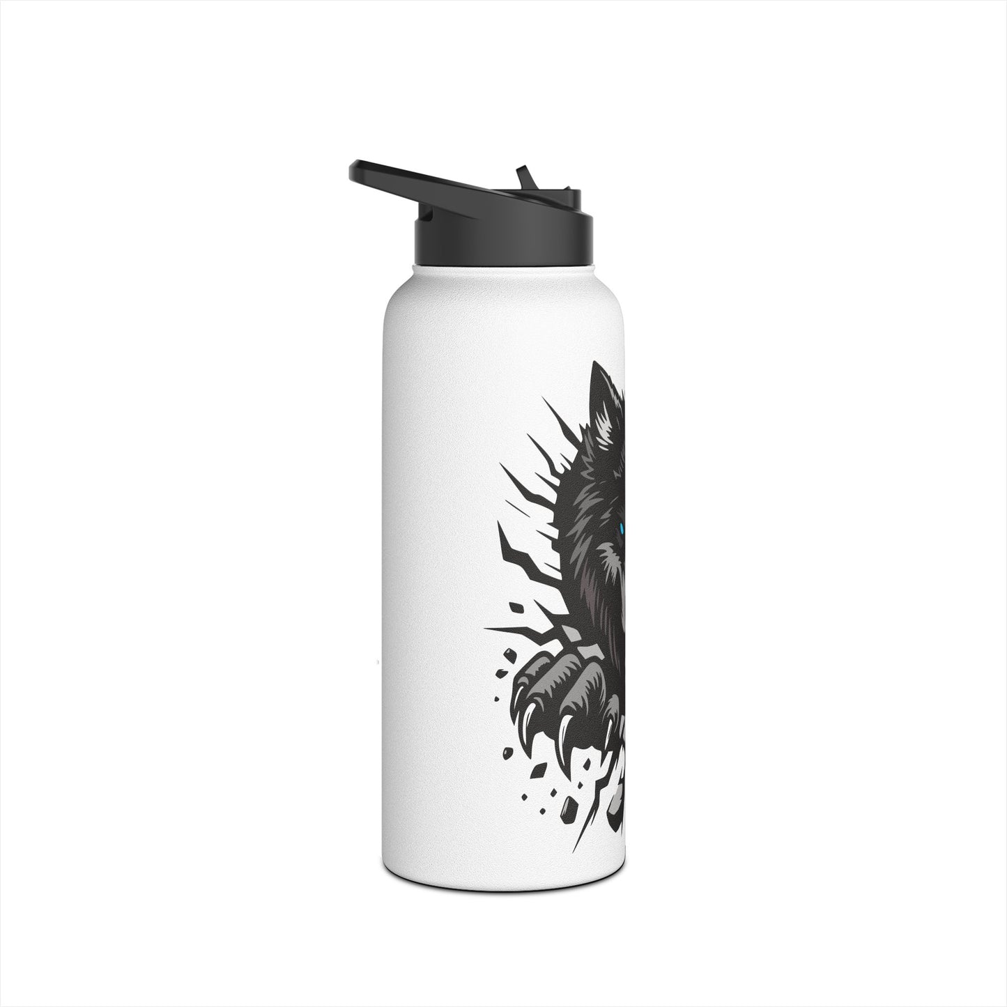 Breaking Out Wolf. Stainless Steel Water Bottle