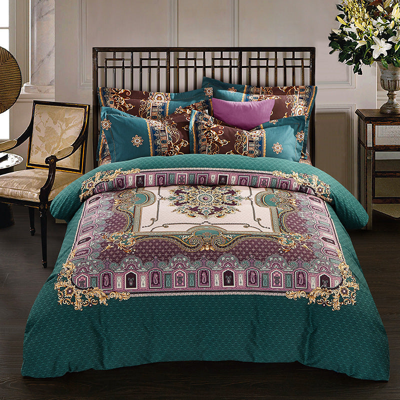 Four-piece cotton bed set