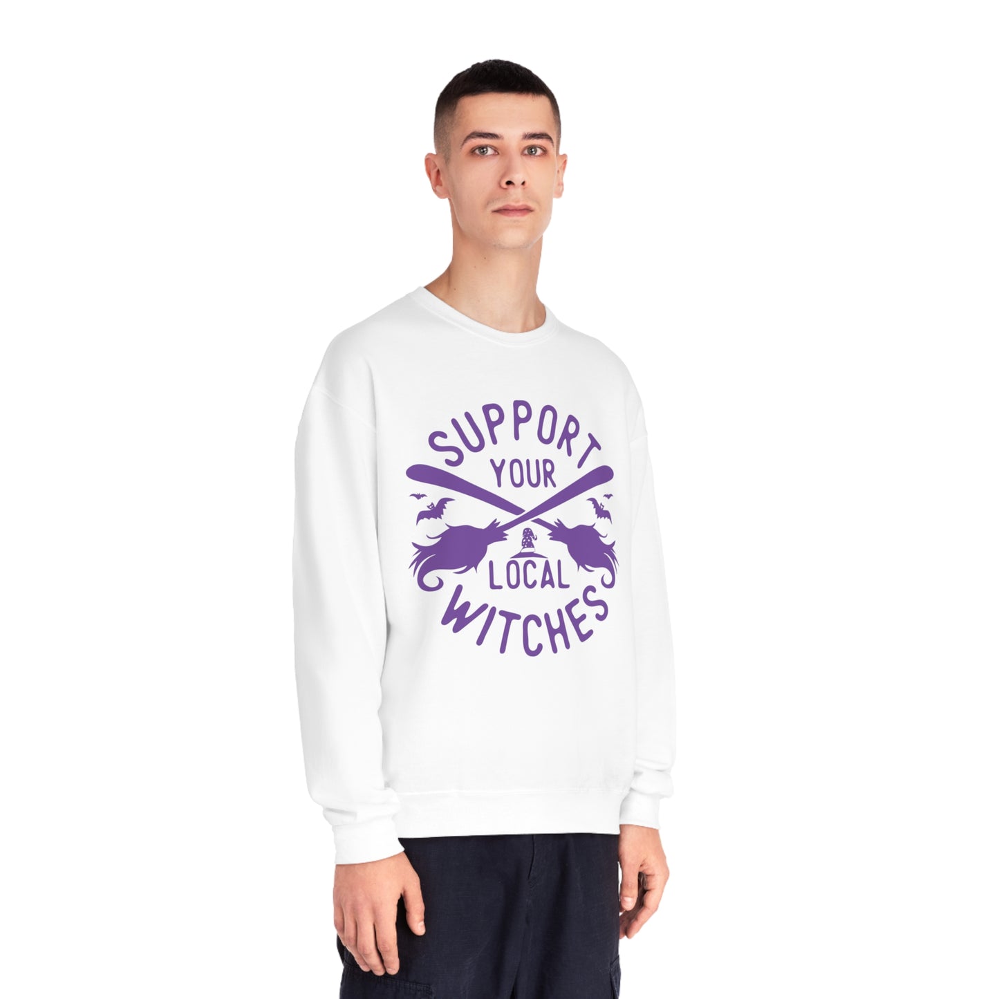 Support Your Local Witches, Unisex NuBlend® Crewneck Sweatshirt