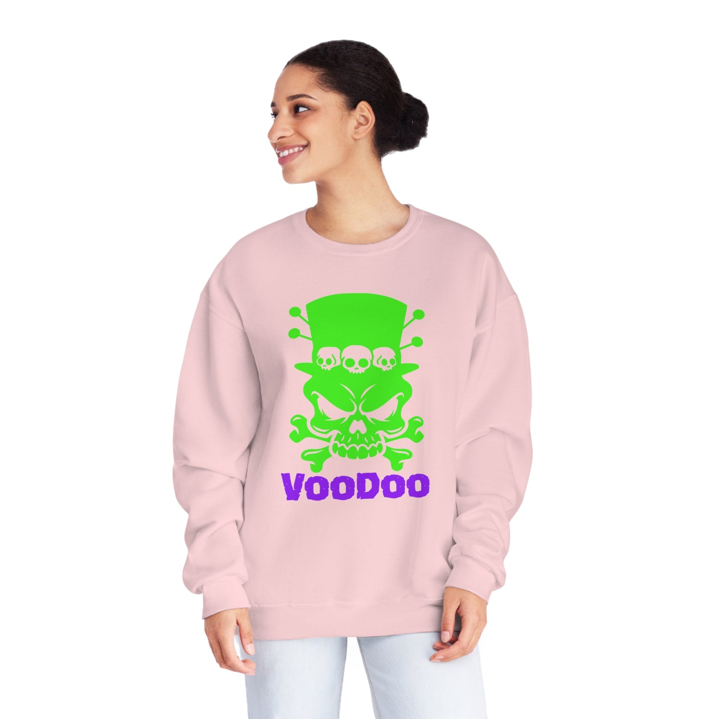 VooDoo Skull, Unisex NuBlend® Crewneck Sweatshirt