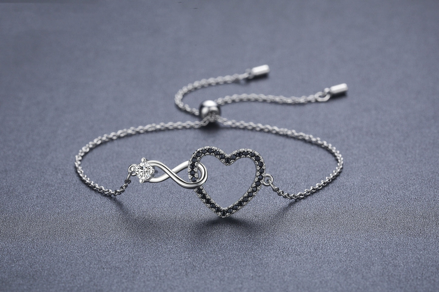 Heart Infinity Zircon Bracelet