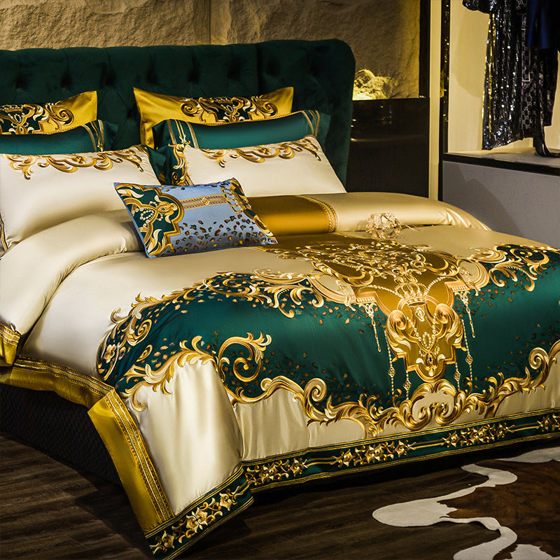 European Luxury Villa Four-piece Bedding Set