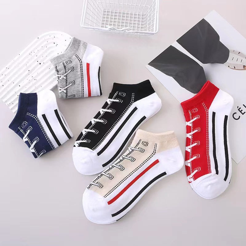 Canvas Shoe Socks