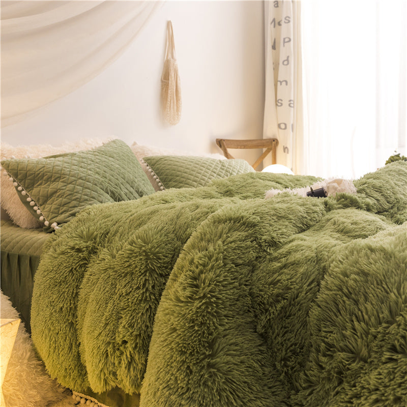 Korean mink velvet bedding set