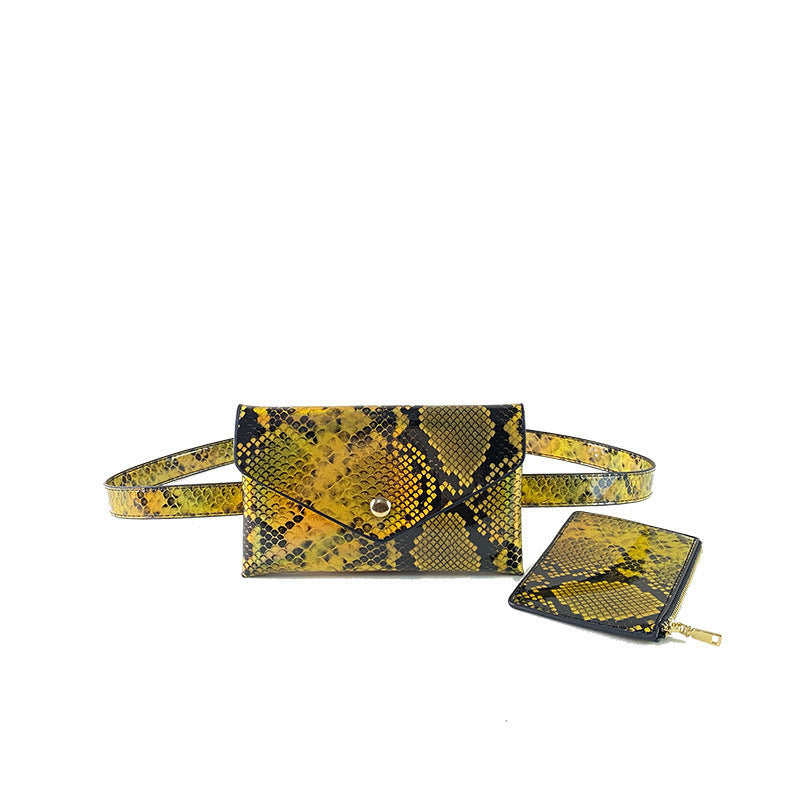 Snakeskin Waist Bag