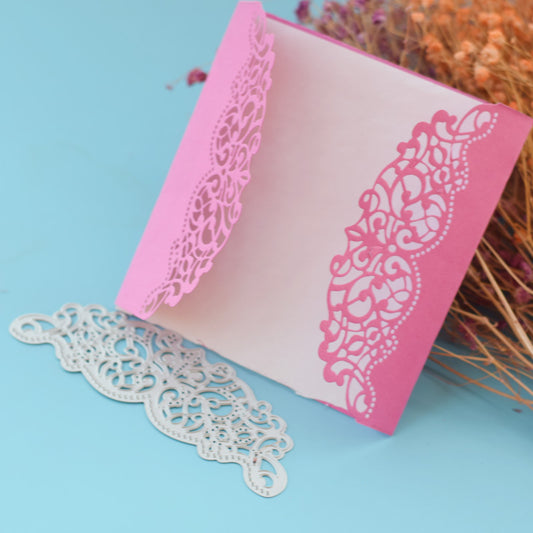 Lace cutting die scrapbook embossing