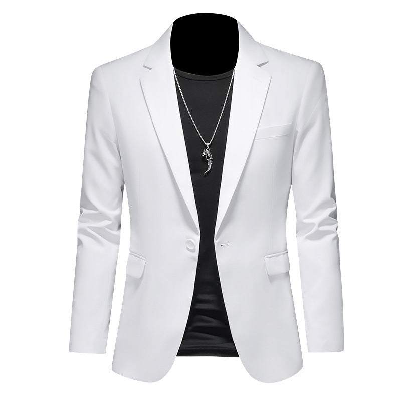 Casual Plus Size Slim-fit Suit Jacket