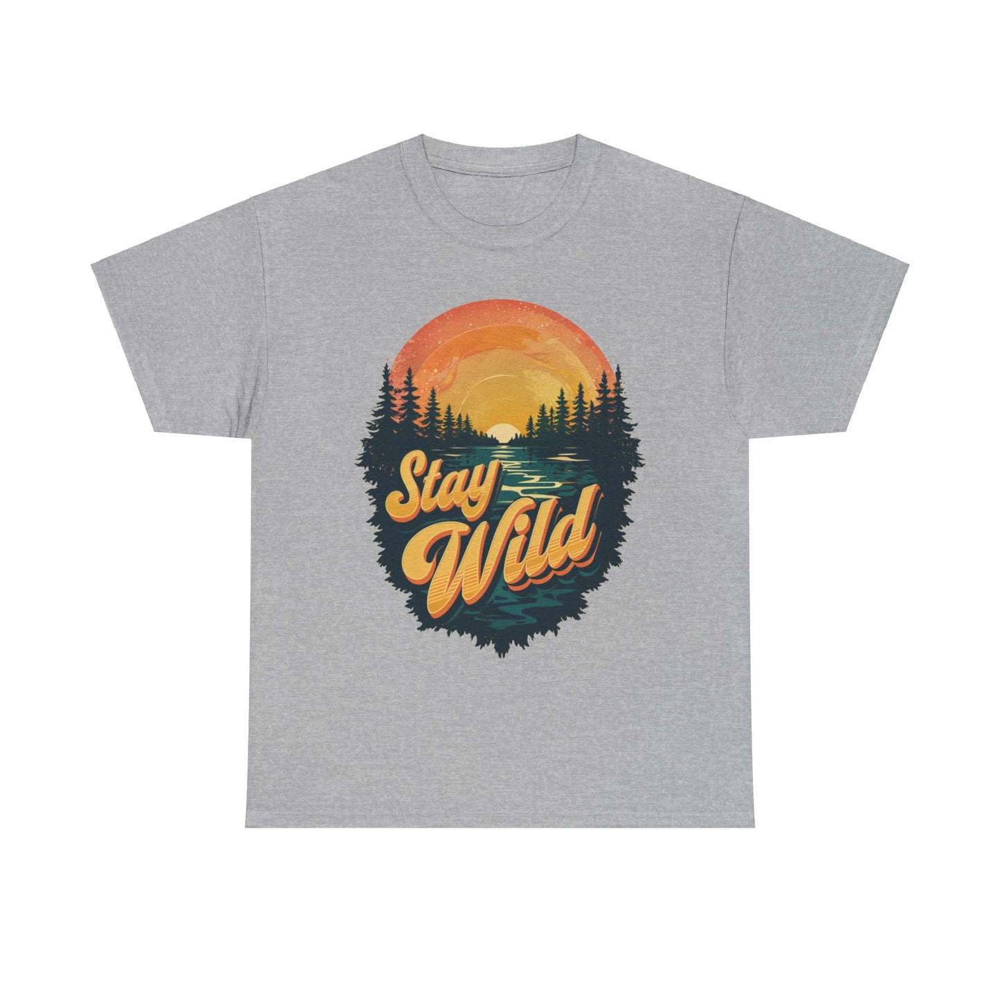 Stay Wild. Heavy Cotton T-Shirt