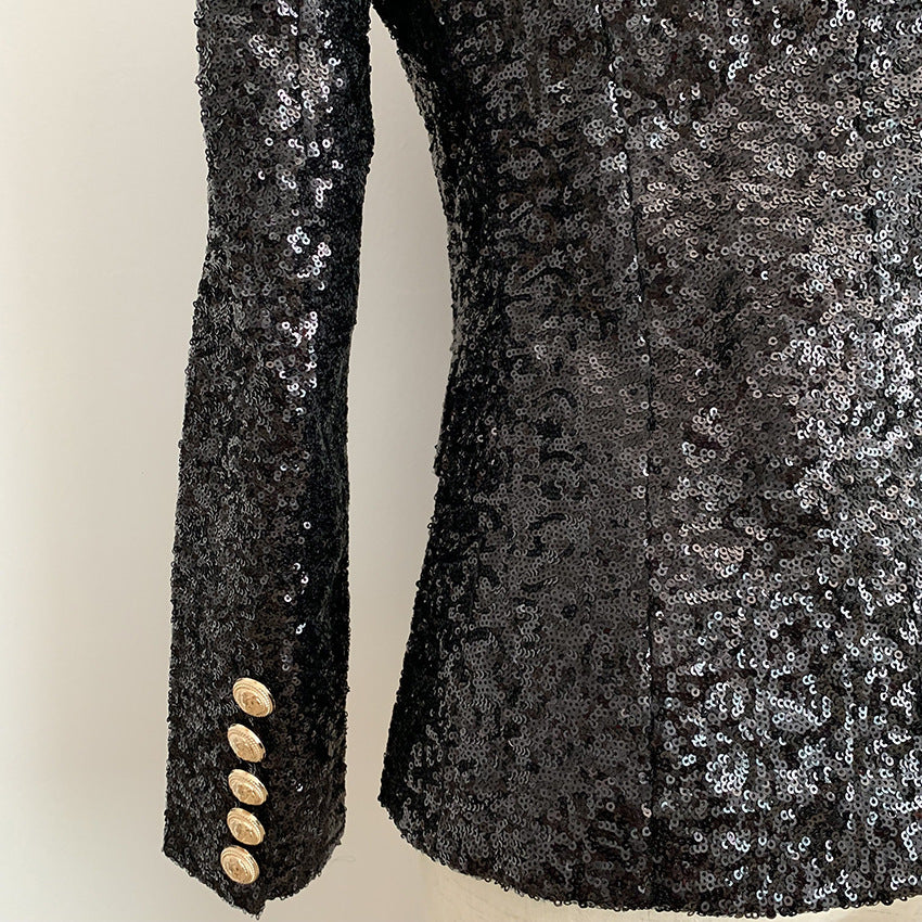 Sequin suit jacket