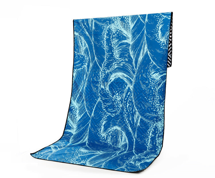 Quick-drying Microfiber Double-sided Fleece Beach Towel