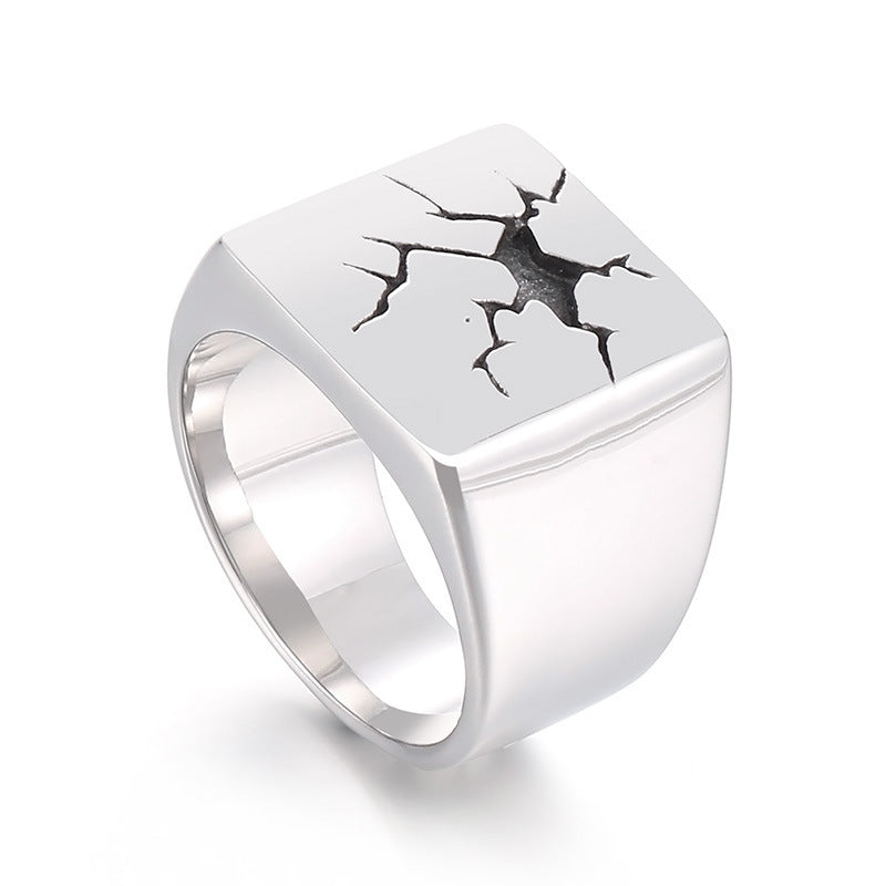 Men's Cracked Ring