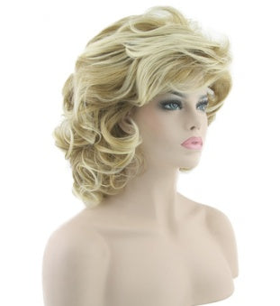 European golden short hair wig