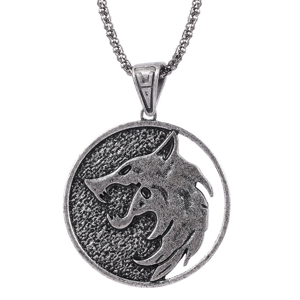 Wolf Pendant Necklace