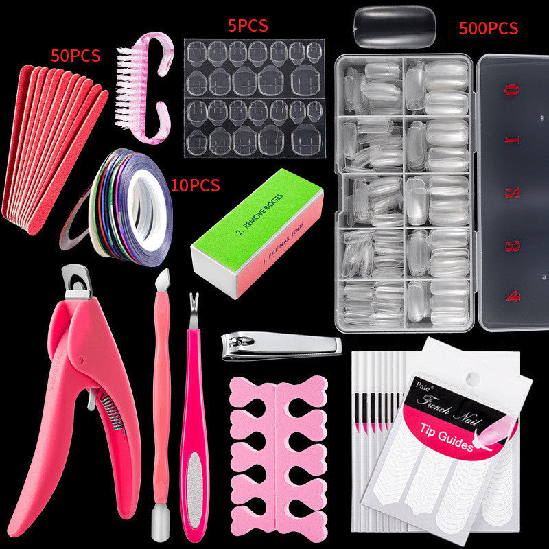 500 French nails kit