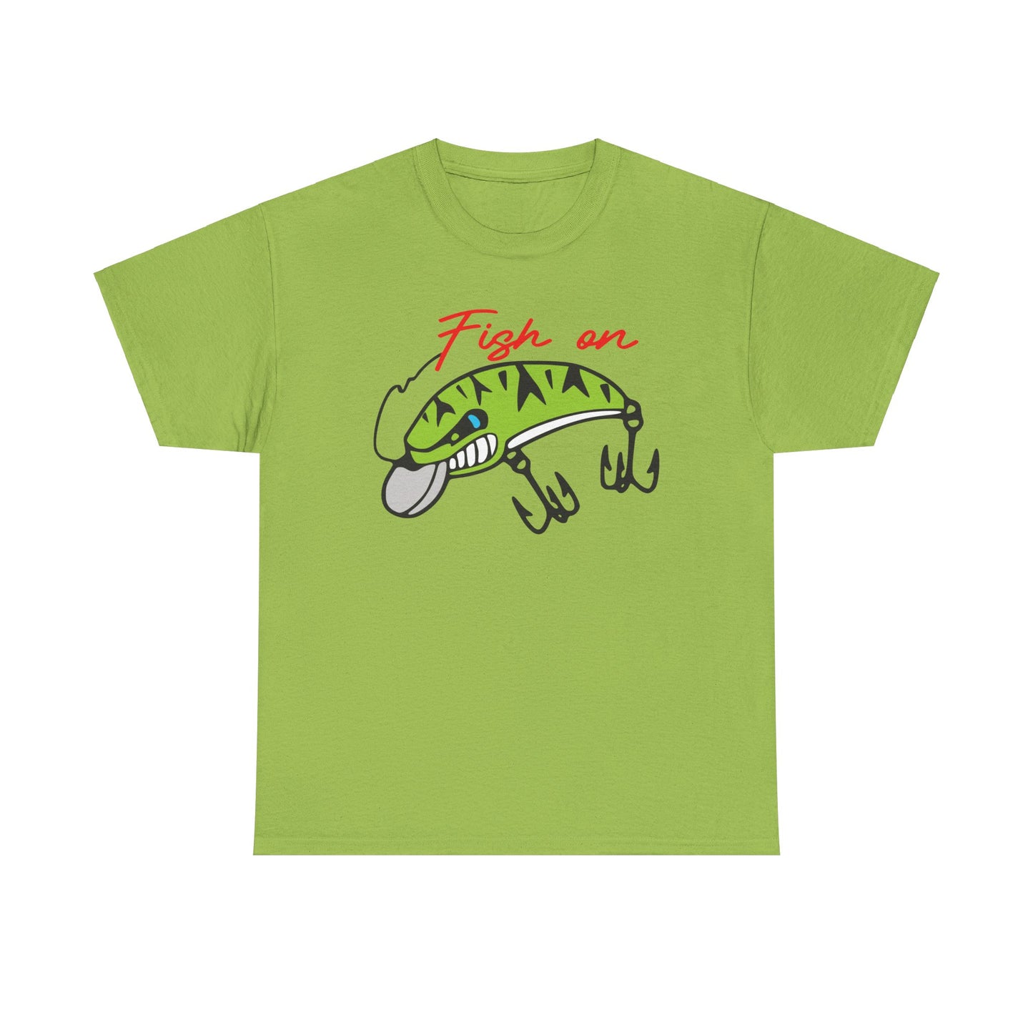 Fish on Lure Heavy Cotton T-Shirt