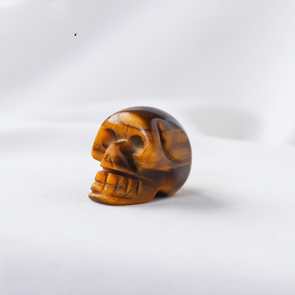 Natural Crystal Skull Carved Semi-precious Stones