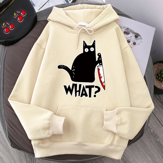 Killer Black Cat Hoodie