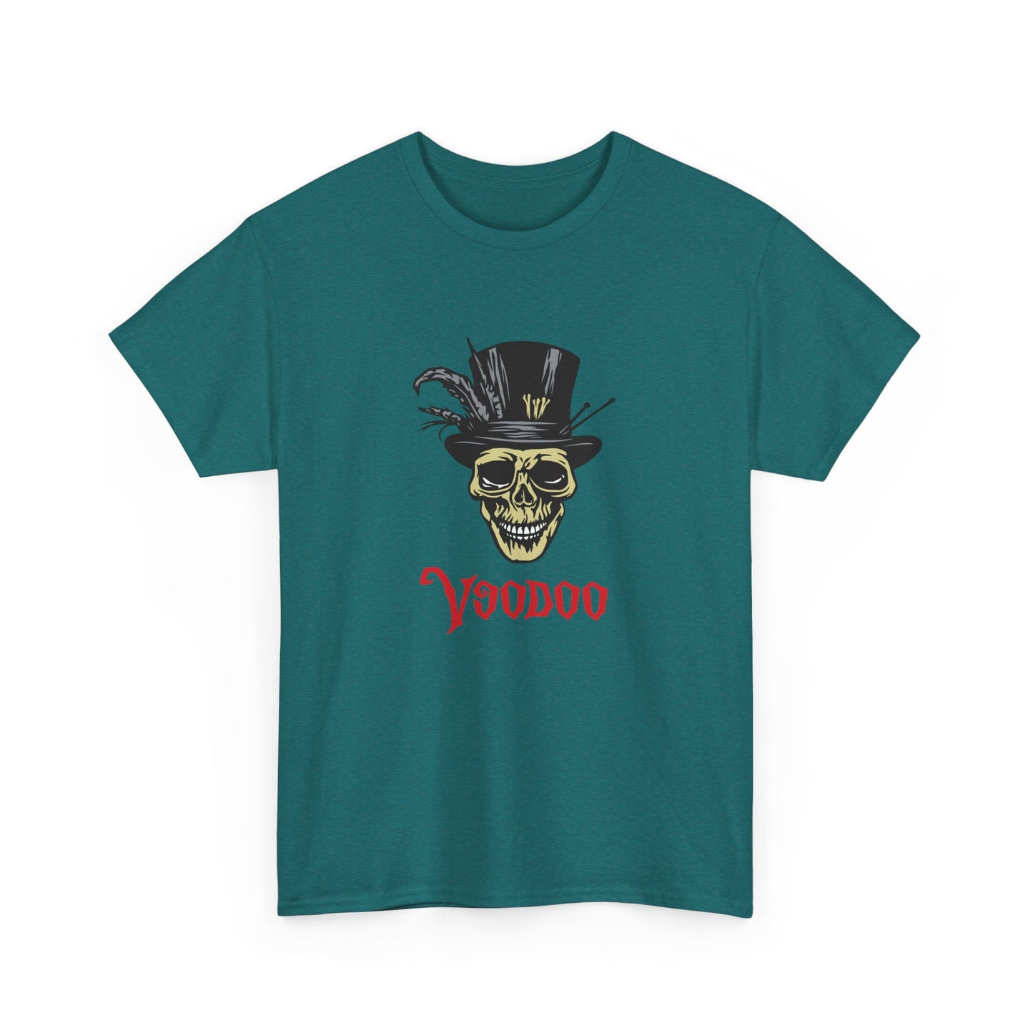 VooDoo Skull, Heavy Cotton T-Shirt